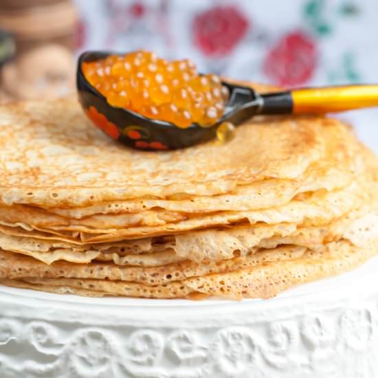 Russian Kefir Crepes - Recipe photo by Gastro Senses