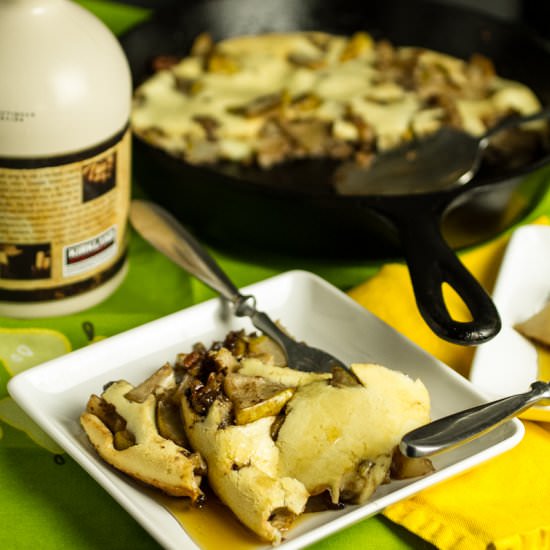 Pear-Pecan Oven Pancake - Recipe photo by Chattavore
