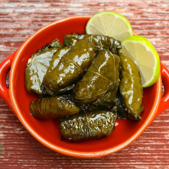 Stuffed Grape Leaves (Dolmades) - Recipe photo by marilenaskitchen