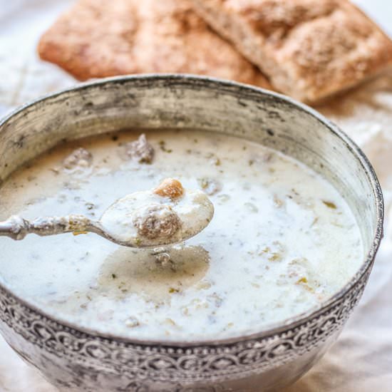 Persian Yogurt-Based Soup - Recipe photo by Honest and Tasty
