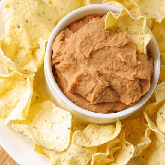 Game Day Bean Dip - Recipe photo by Paulas Plate