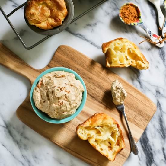 Fluffy Whipped Pumpkin Pie Spiced Butter - Recipe photo by afarmgirlsdabbles