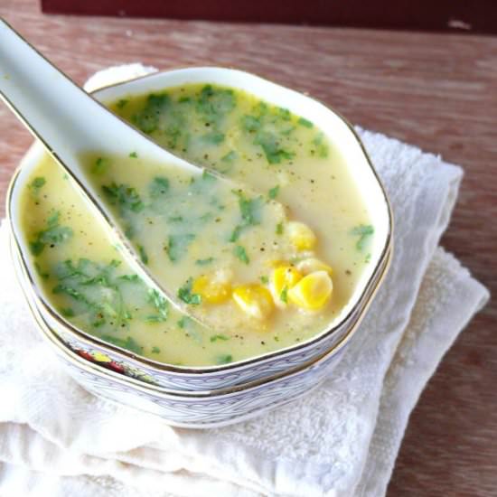 Sweetcorn Soup - Recipe photo by v.marudhavani