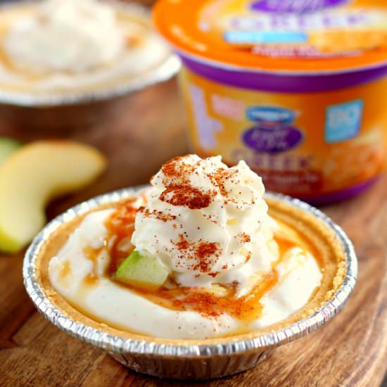 Mini Caramel Apple Yogurt Pies - Recipe photo by pumpkinnspice