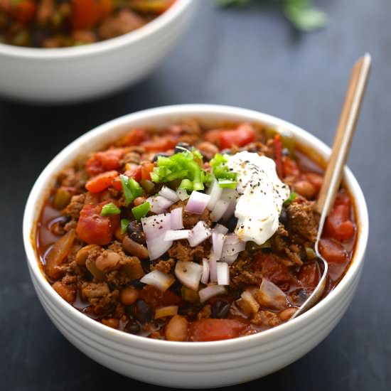 Turkey Chorizo Hatch Chili - Recipe photo by griermountain