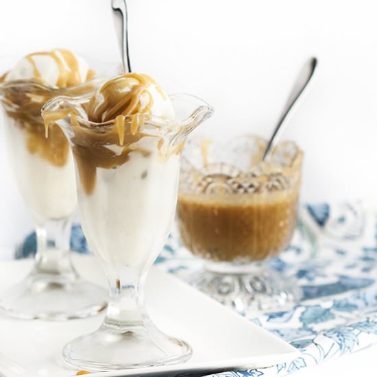 5 Minute Butterscotch Sauce - Recipe photo by justalittlebitofbacon