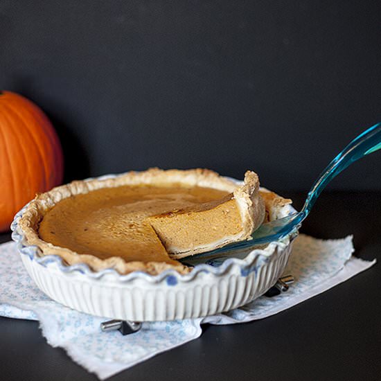 Pumpkin Pie - Recipe photo by bitebymichelle