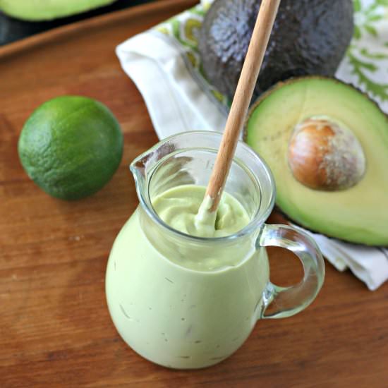 Dairy Free Avocado Crema - Recipe photo by EverydayMaven