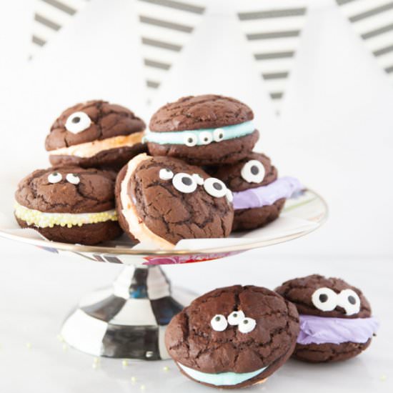 Monster Halloween Whoopie Pies - Recipe photo by handmademood
