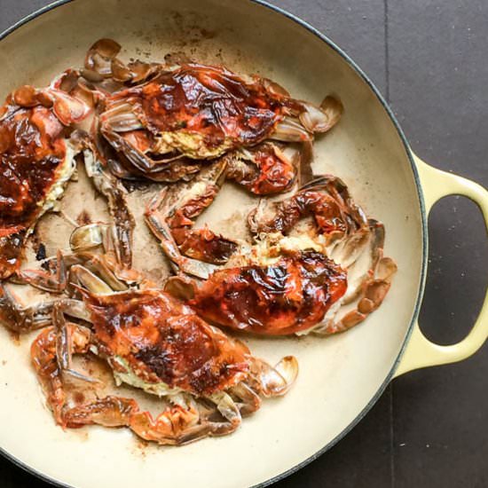 Simple Soft Shell Crabs - Recipe photo by umamigirl