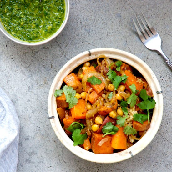 Spiced Chickpea and Sweet Potato Salad - Recipe photo by homespun capers