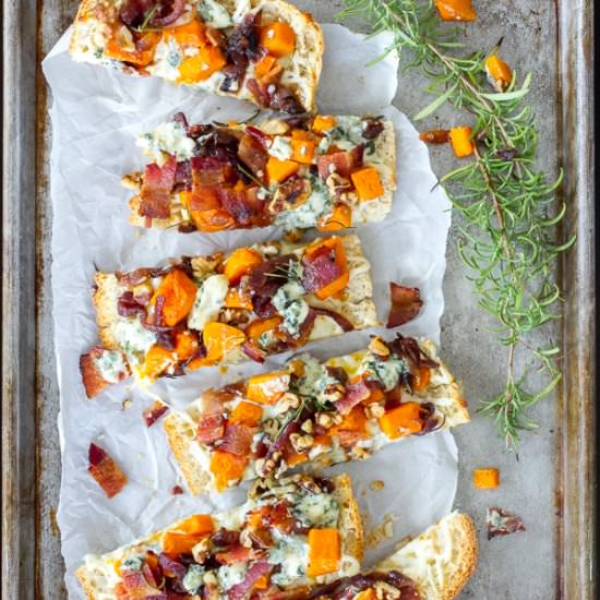 Butternut Squash Bacon Pizza - Recipe photo by ImBoredLetsGo