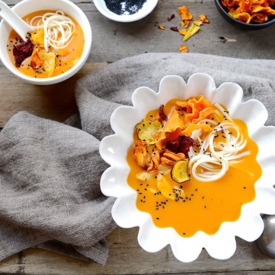 Red Thai Butternut Soup - Recipe photo by Bibbyskitchenat36