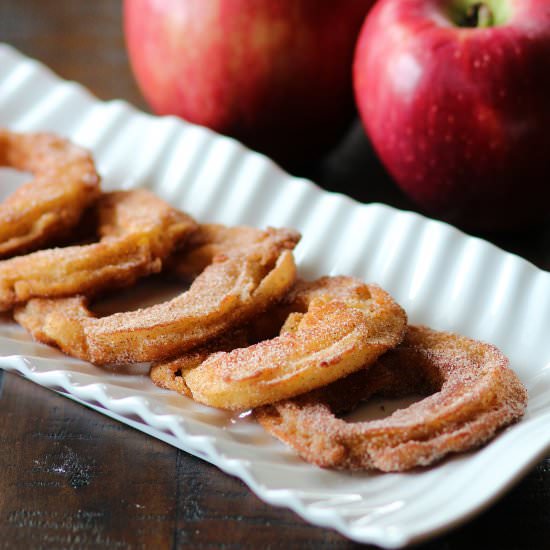 Apple Fritters with Cinnamon Sugar - Recipe photo by mystylerecipe