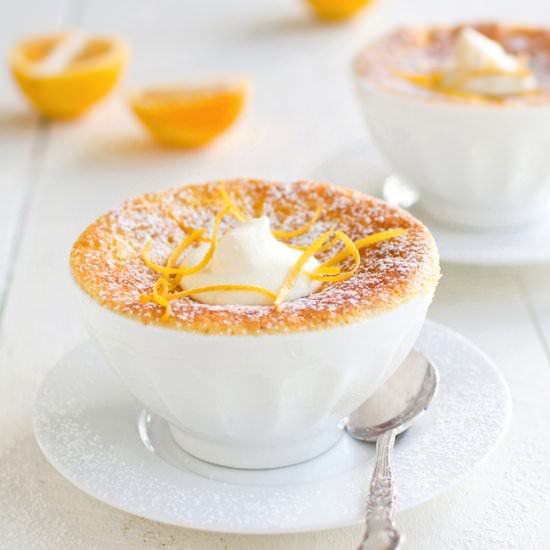 Lemon Delicious Puddings - Recipe photo by kiwicook