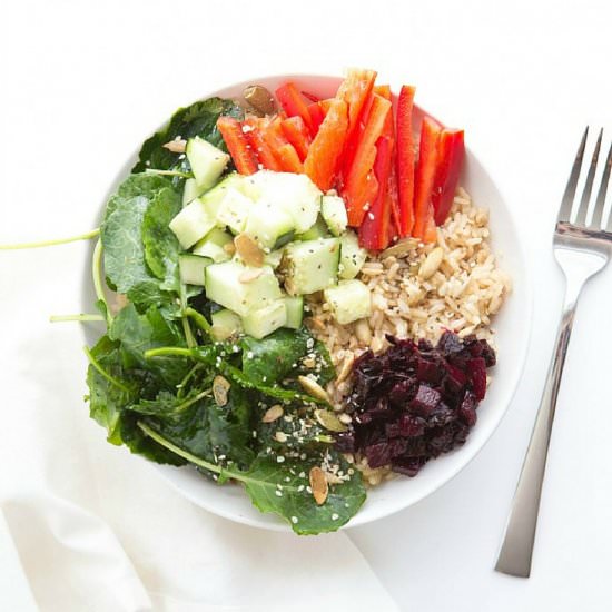 Asian Brown Rice Bowl - Recipe photo by YuriElkaim1