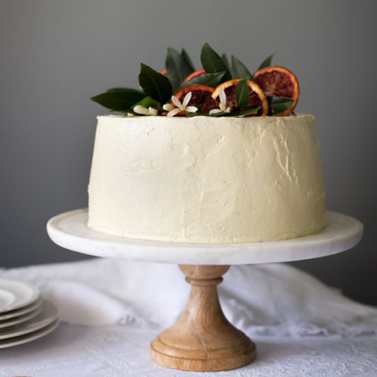 Blood Orange Chiffon Cake - Recipe photo by simmerandboyle