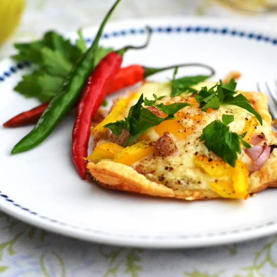 Sunny Caribbean Breakfast Tart - Recipe photo by Haiti Bites