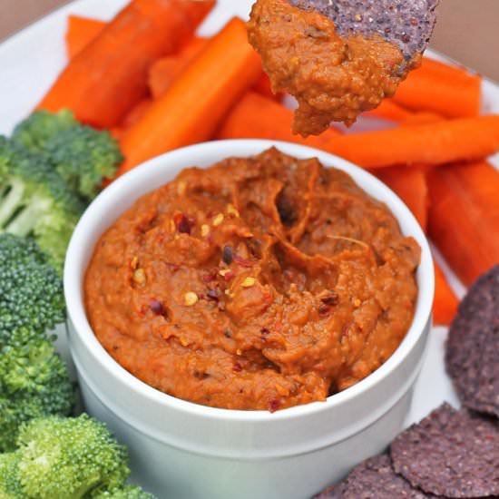 Red Pepper Dip - Recipe photo by SavorySpin