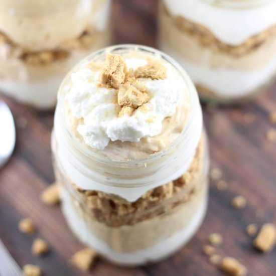 No Bake Fluffernutter Parfaits - Recipe photo by thegoldlininggirl