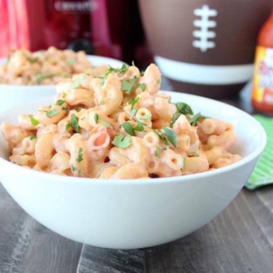 Buffalo Crock Pot Mac & Cheese - Recipe photo by Whitney Bond