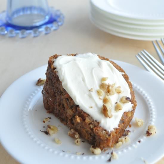 English 14-Carrot Cake - Recipe photo by peppereverafter