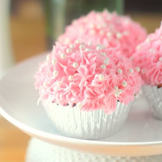 Pink Champagne Cupcakes - Recipe photo by blackberrybabe