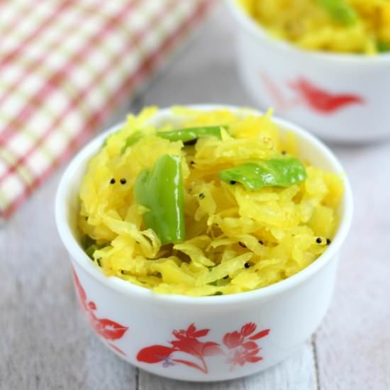Papaya Sambharo Salad - Recipe photo by werecipes