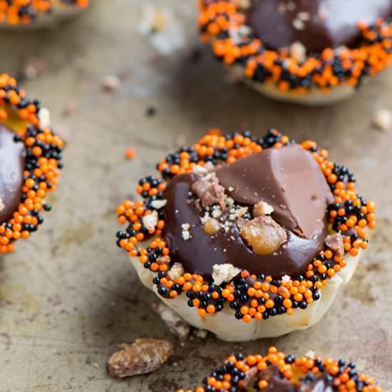 Halloween Mini Phyllo Bites - Recipe photo by NiftyMom