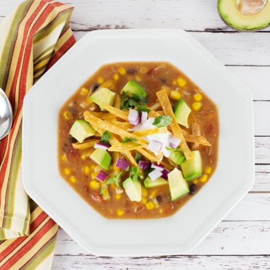 Chicken Tortilla Soup - Recipe photo by Joy In Every Season