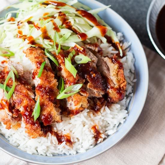 Tonkatsu Pork - Recipe photo by KitchenSanctuary