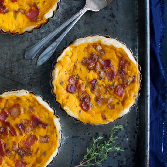 Winter Squash Tart - Recipe photo by tamingofthespoon