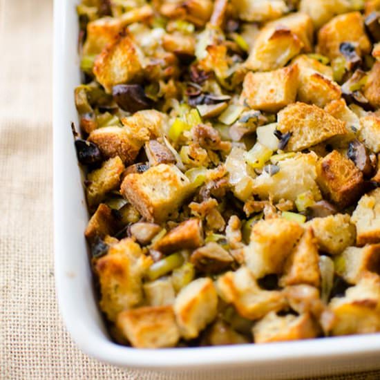 Sourdough Thanksgiving Stuffing - Recipe photo by LivingLou