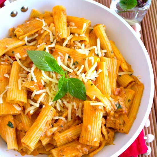 Creamy Tomato Tuna Pasta - Recipe photo by nishkitchen