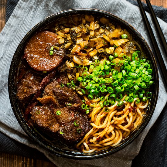 Taiwanese Beef Noodle Soup - Recipe photo by CuriousNut