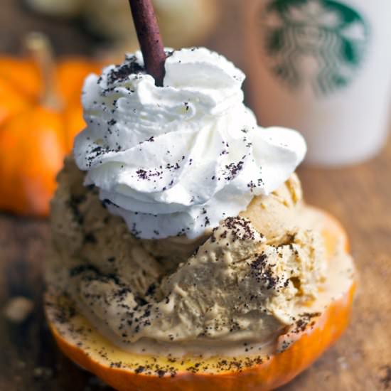 Pumpkin Spice Latte Ice Cream - Recipe photo by cookingdivine