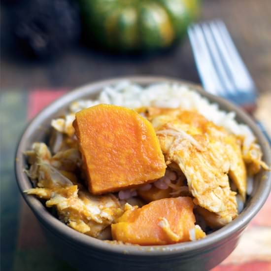 Slow Cook Pumpkin Butter Chicken - Recipe photo by cookingdivine
