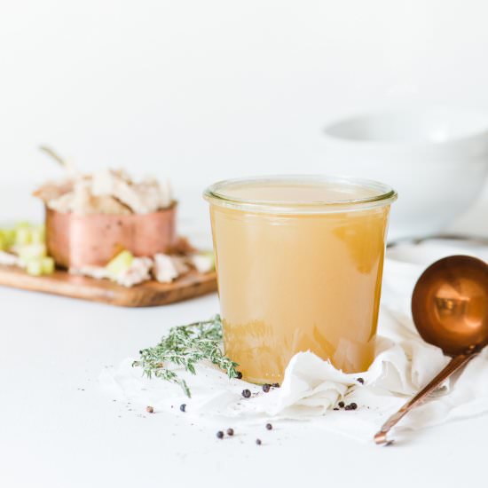 Homemade Turkey Stock - Recipe photo by theadventuresofbobandshan