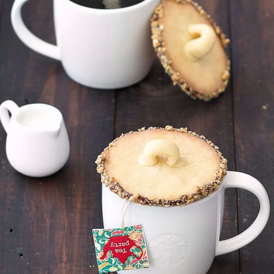 Shortbread Mug Lid Cookies - Recipe photo by as easy as apple pie