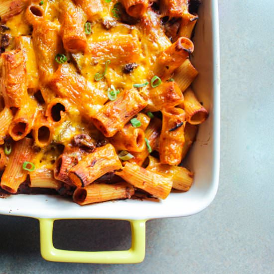 Chili Noodle Bake - Recipe photo by Lisa G Cooks