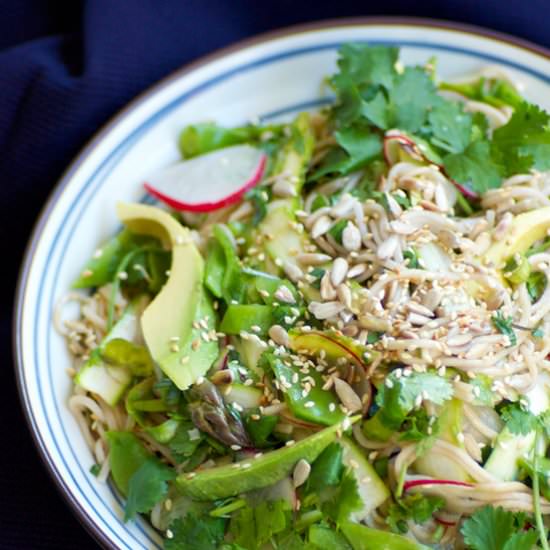 Spring Soba - Recipe photo by homespun capers