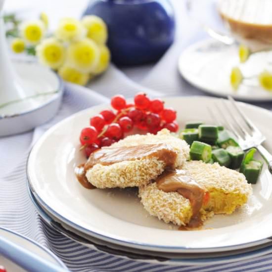 Sweet Potato Croquette (Non-Fried) - Recipe photo by Beanpanda