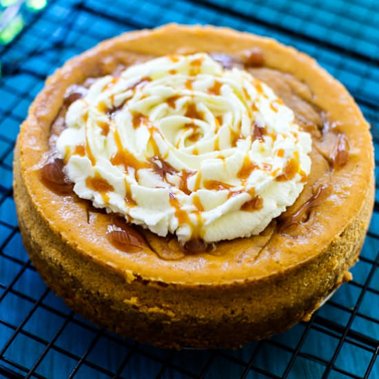 Spice Pumpkin Cheesecake - Recipe photo by Remya Ravindran