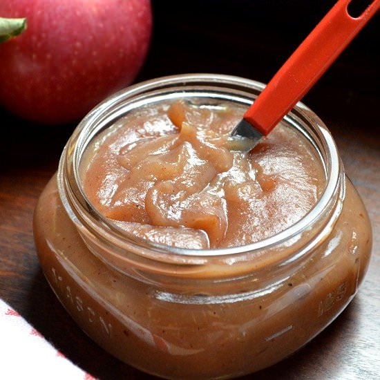 homemade spiced apple butter - Recipe photo by shelovesbiscotti