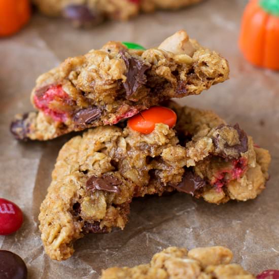 Pumpkin Spice Monster Cookies - Recipe photo by Life Made Simple
