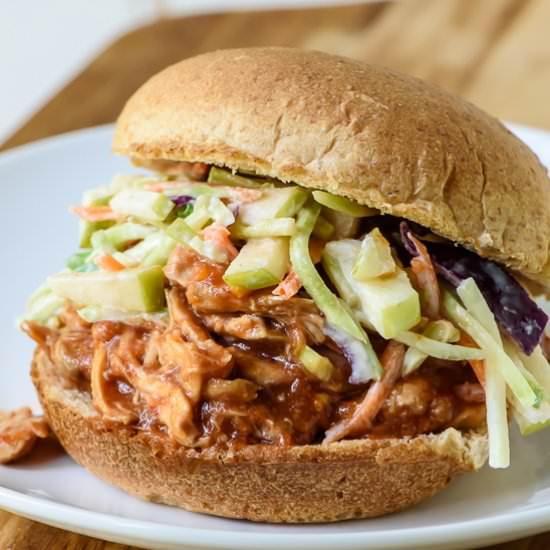 Bourbon BBQ Chicken Sandwiches - Recipe photo by wellplated