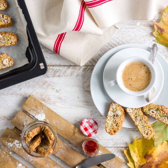 Easy hazelnut biscotti - Recipe photo by HelloFreshUK