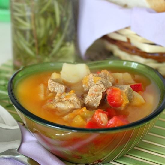 Sour Beef Soup - Recipe photo by Easy Peasy Creative Ideas