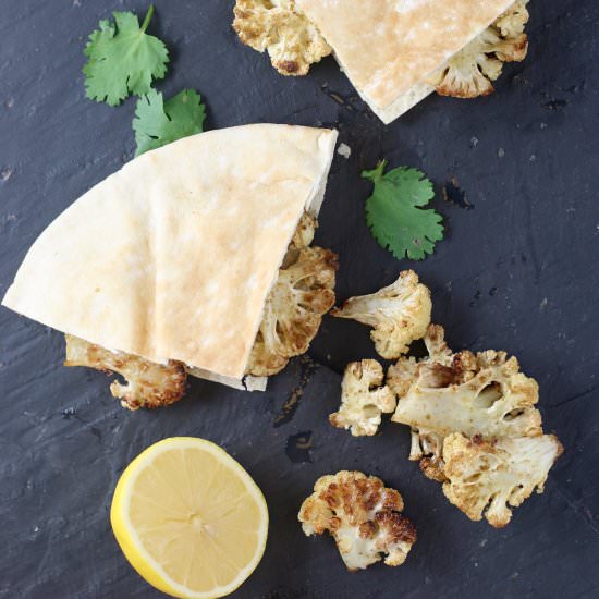 Baked Cauliflower with Lemon Sauce - Recipe photo by SweetPillarFood