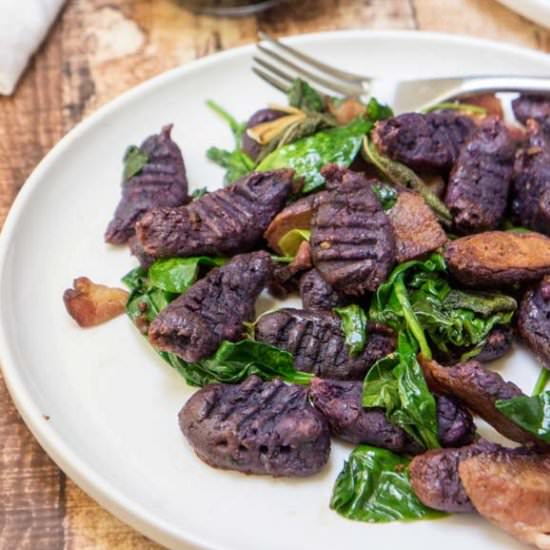 Grain-Free Sweet Potato Gnocchi - Recipe photo by forageddish